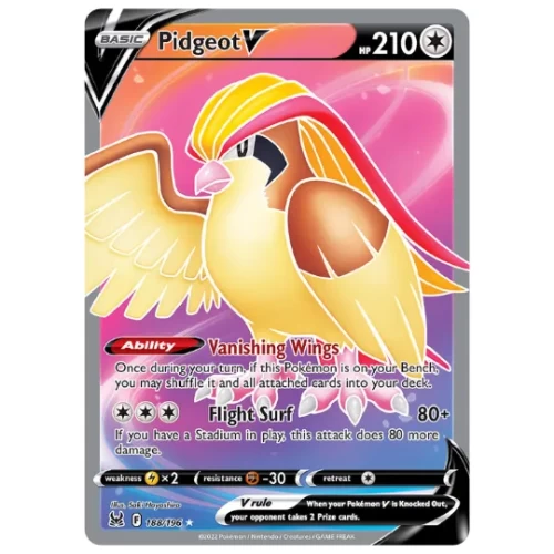 Pidgeot V (Full Art) - Lost Origin